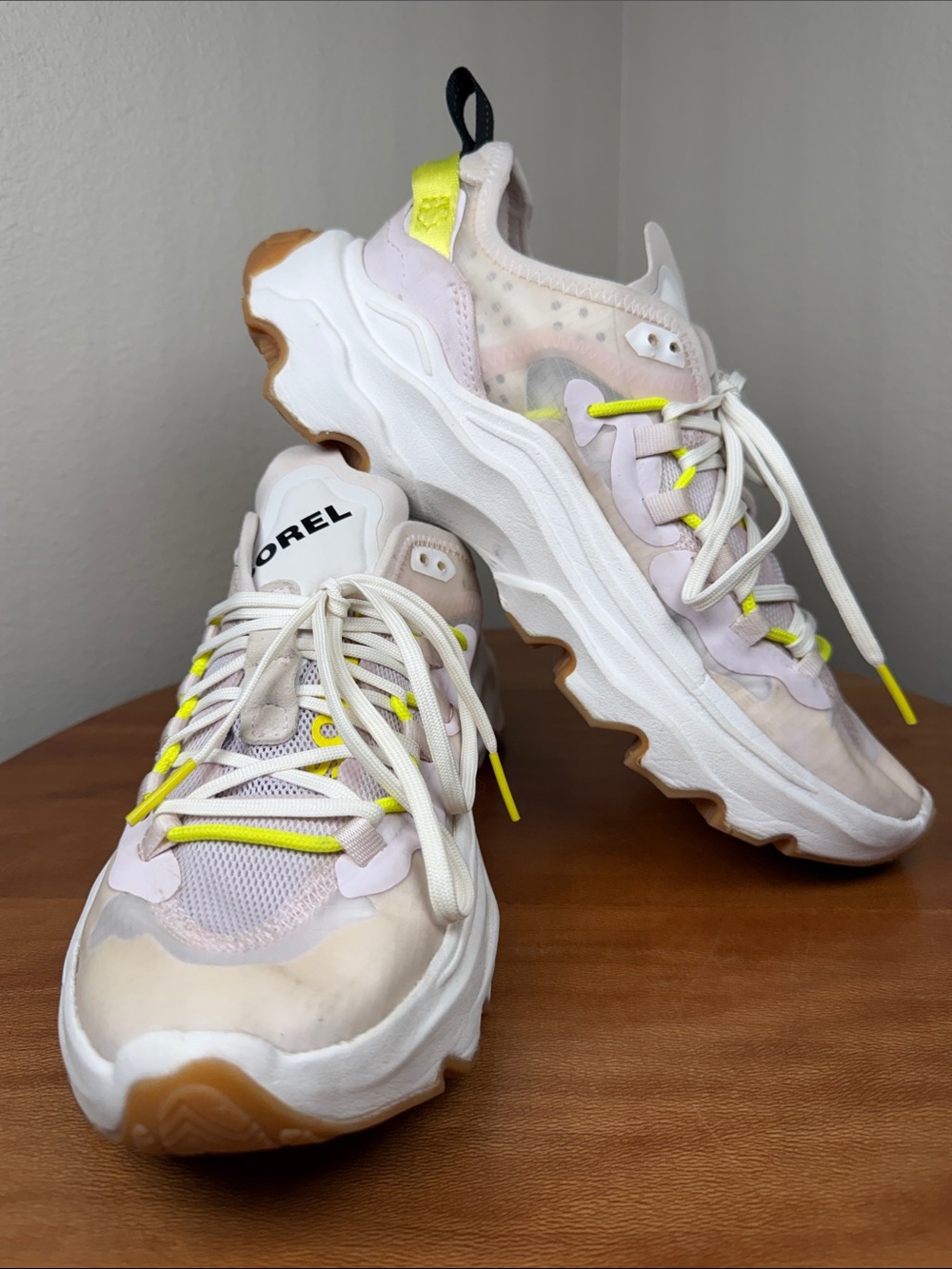 Sorel Kinetic Breakthrough Tech Lace Dreamy/Sea Salt Women's Size 8